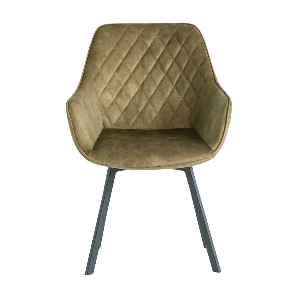 Verdi Swivel Dining Chair - Green