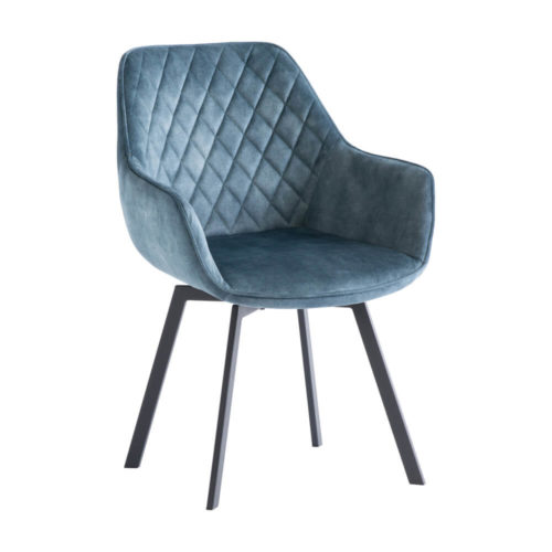 Verdi Swivel Dining Chair - Teal