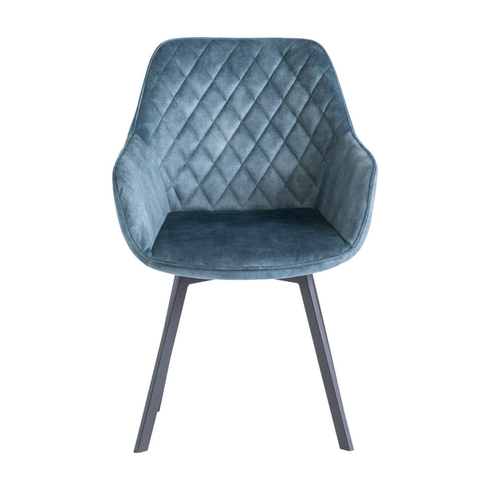 Verdi Swivel Dining Chair - Teal