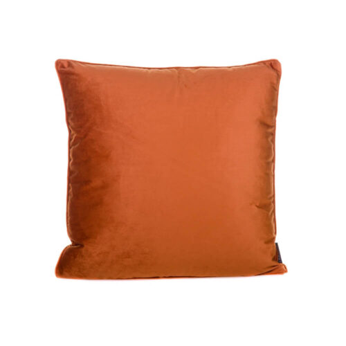 Velvet Piped Copper Cushion