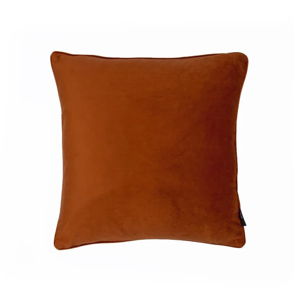 Velvet Piped Copper Cushion