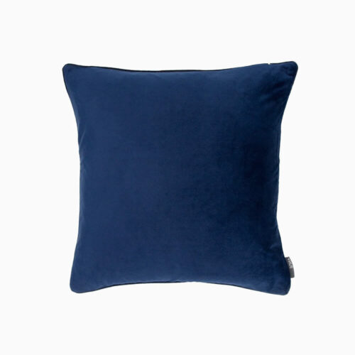 Velvet Piped Midnight Cushion