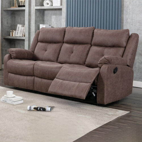Affleck 3 Seater Sofa - Brown