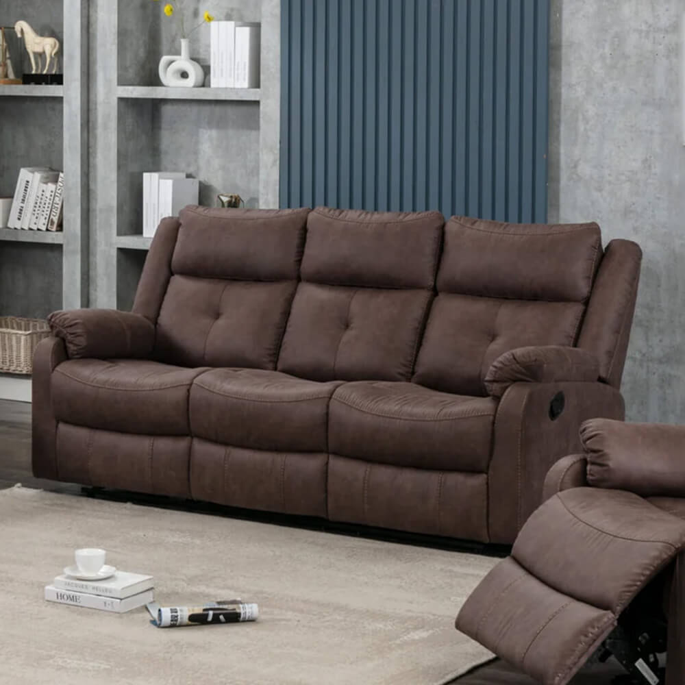 Affleck 3 Seater Sofa – Brown 3