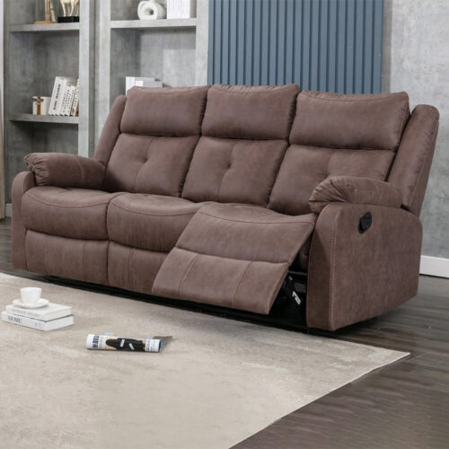 Casey 3 Seater Sofa - Brown