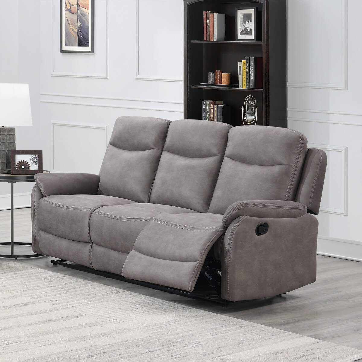 Evander 3 Seter Sofa – Grey