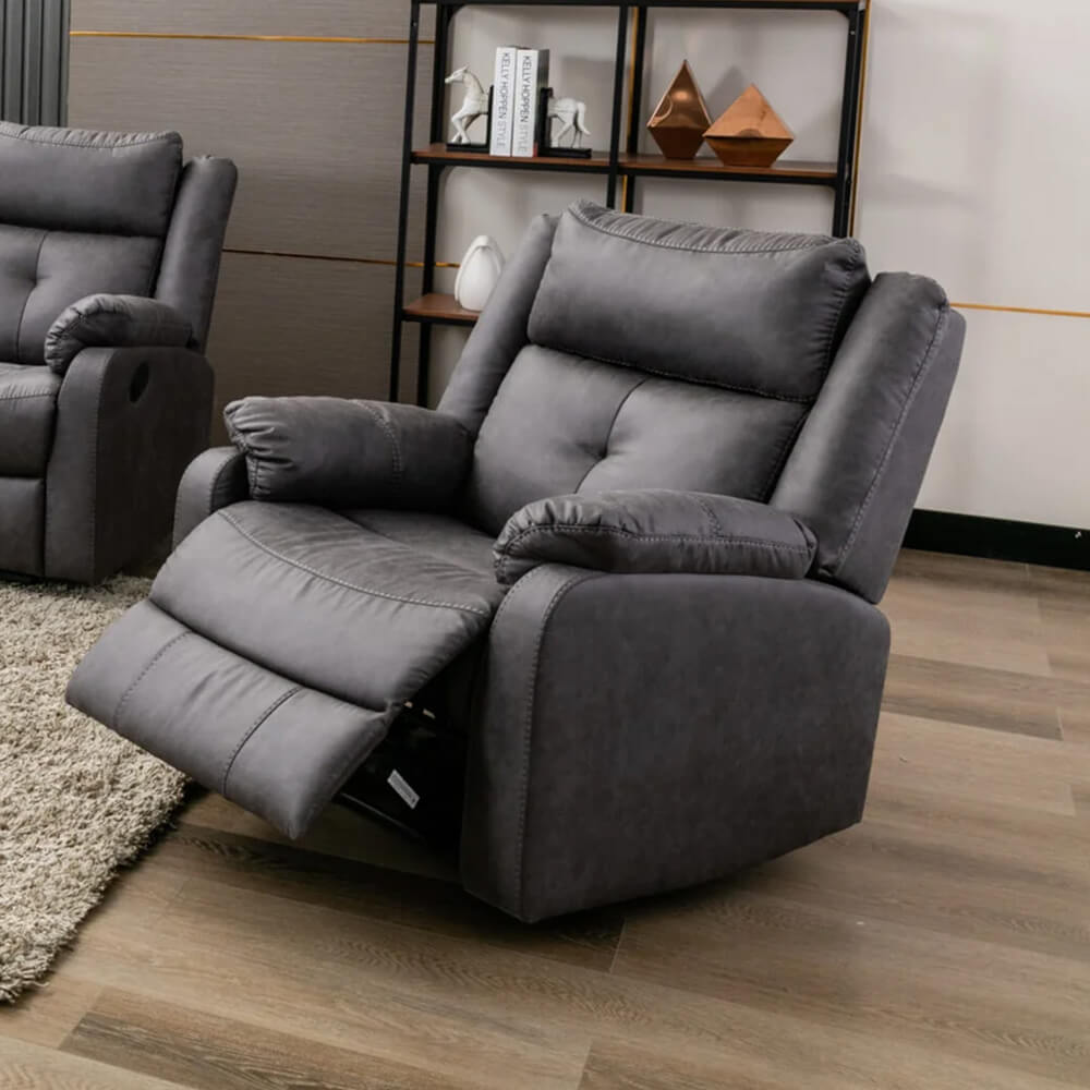 Casey Reclining Armchair - Grey