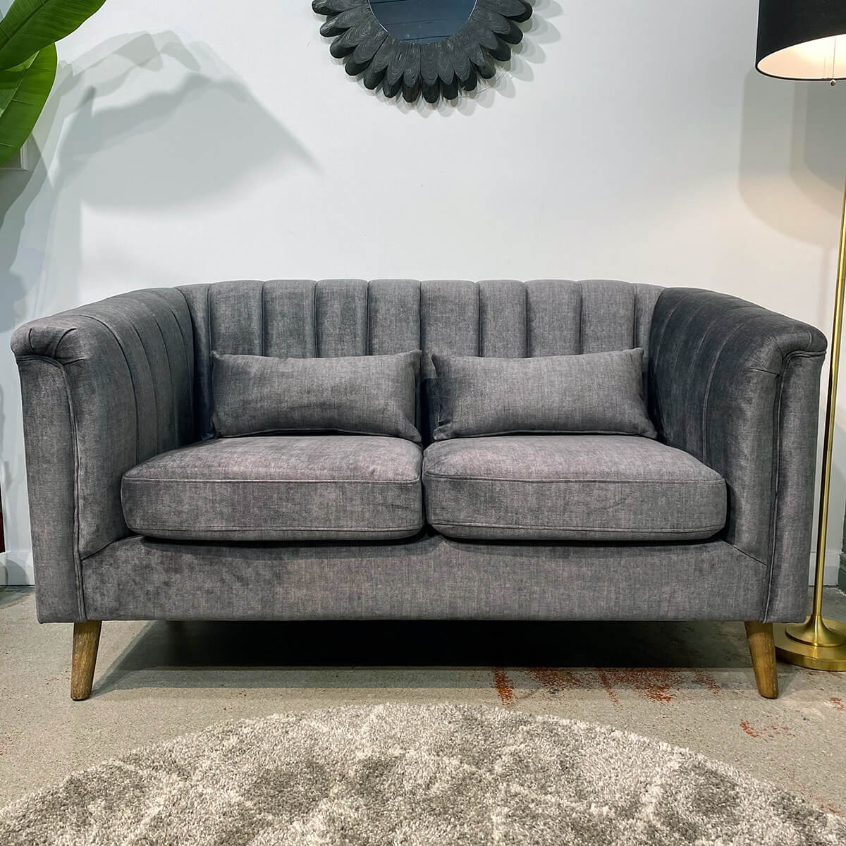 Charlotte Loveseat - Graphite Grey