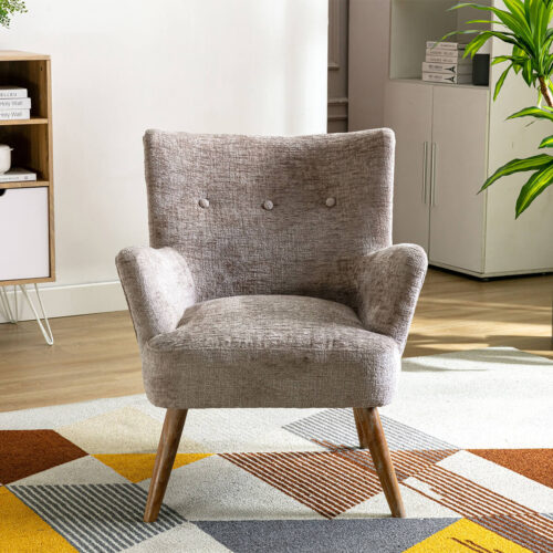 Lindsey Accent Chair - Biscuit