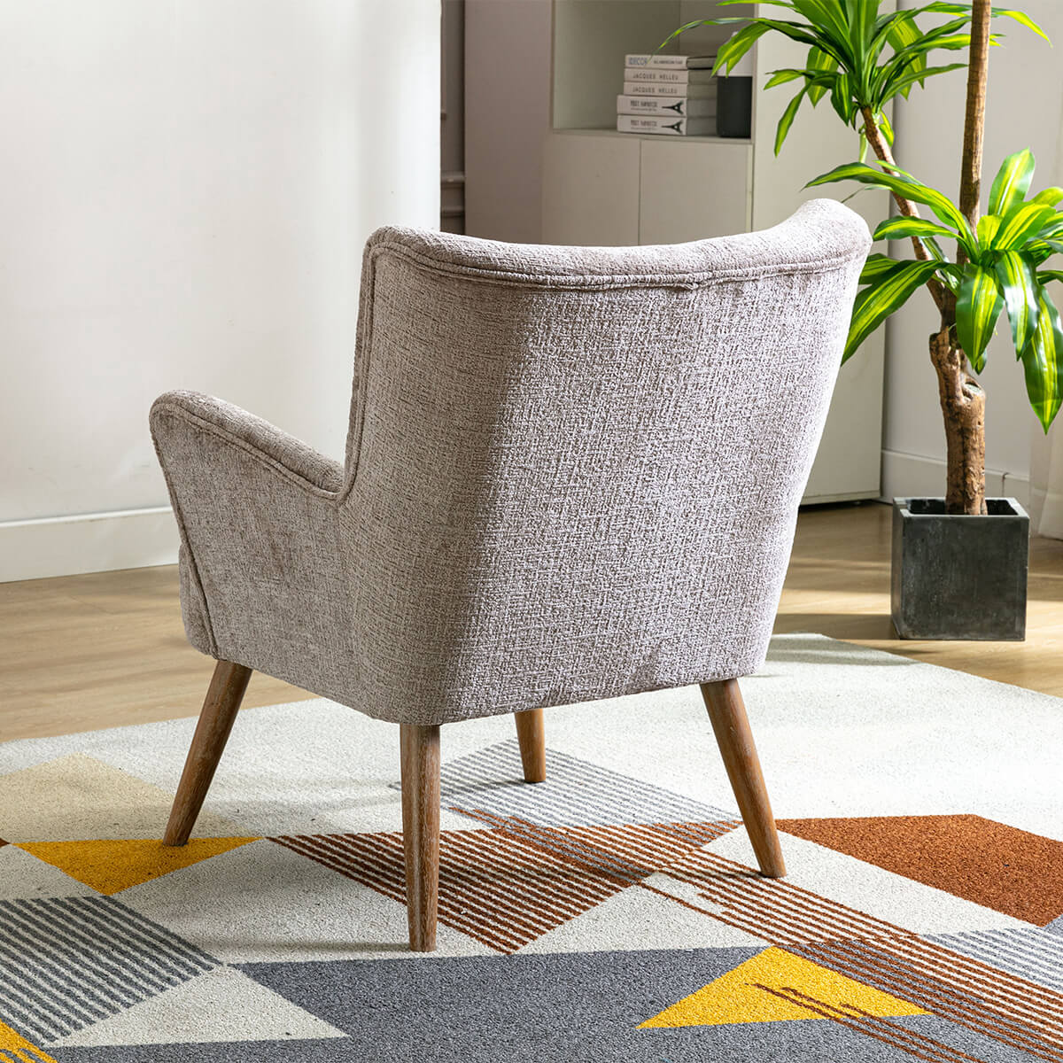 Lindsey Accent Chair – Biscuit