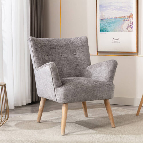 Lindsey Accent Chair - Grey