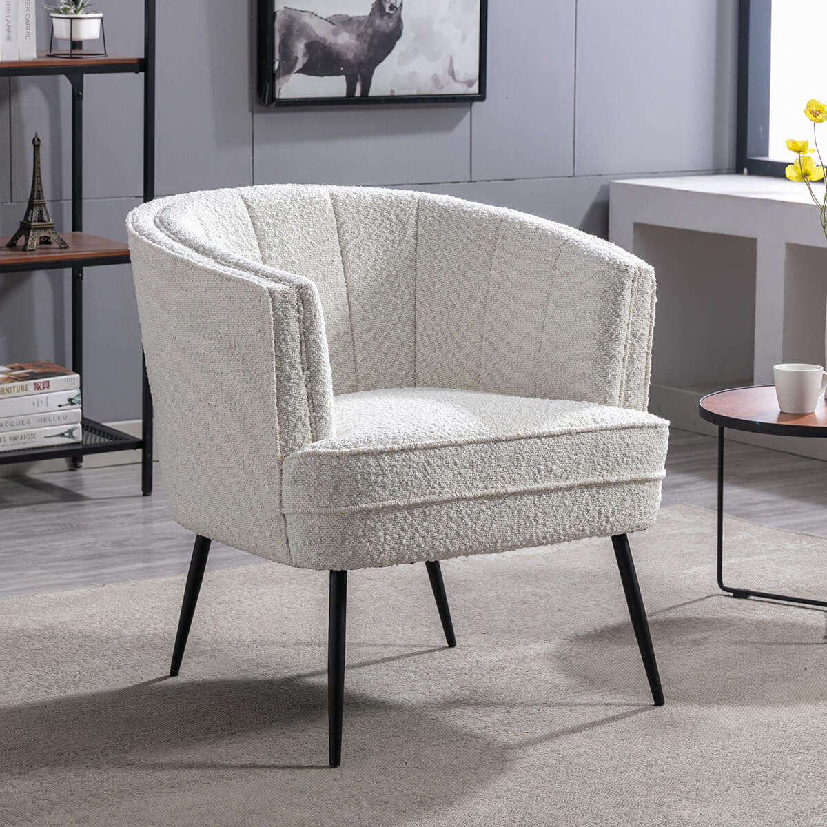 Wendy Tub Chair - Cream Boucle