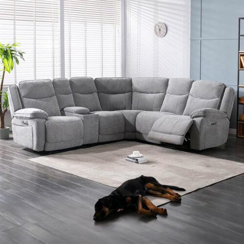 Herbert Corner Sofa - Light Grey