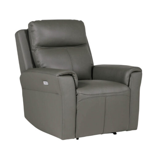 Russo Electric Recliner - Ash Leather