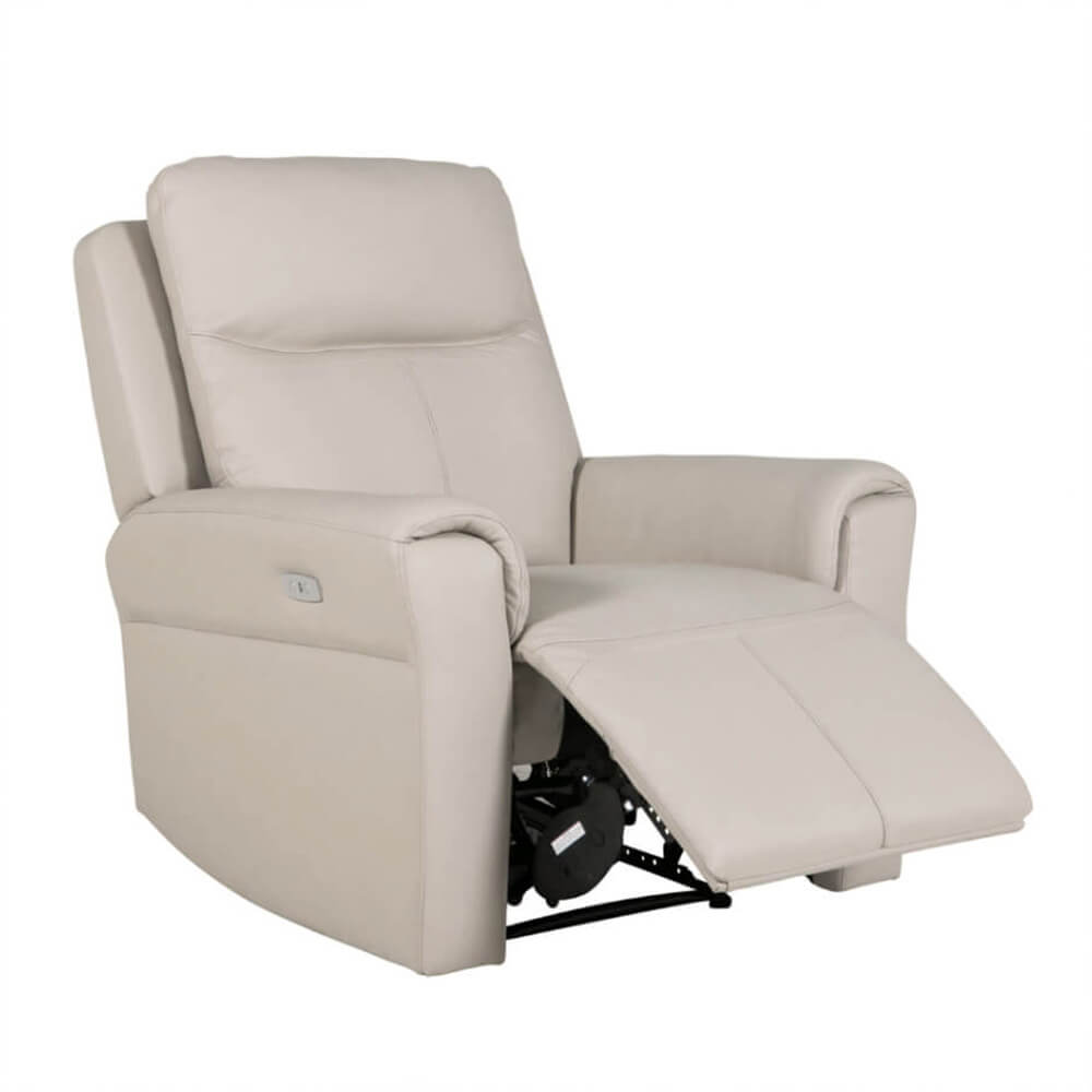 Russo Electric Recliner - Stone Leather