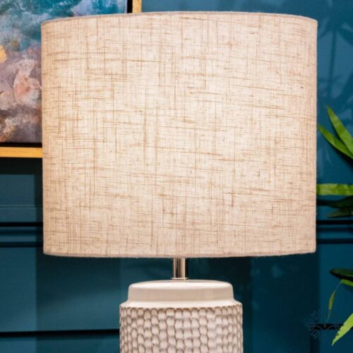 Hazel Table Lamp - Cream 60cm