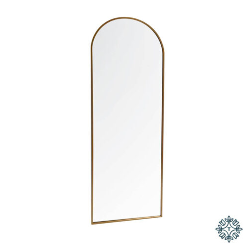 Modena Arch Wall Mirror - Gold 40x120cm