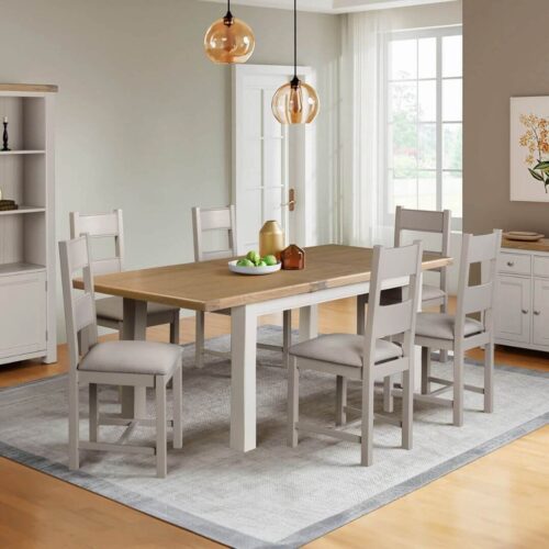 Doune Extending Table 1200 1650 - Taupe