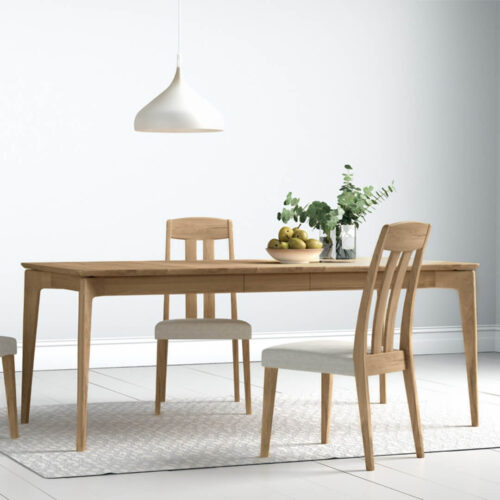Hadley Extending Dining Table 165cm - Oak Natural