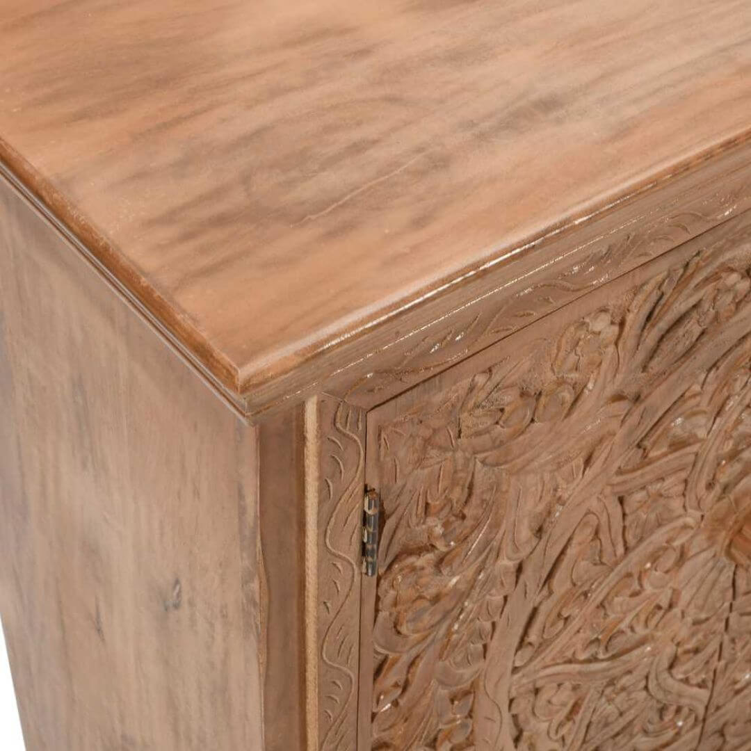 Artwork Mango Wood Large Sideboard