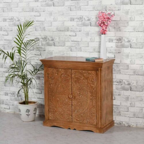 Artwork Mango Wood Sideboard