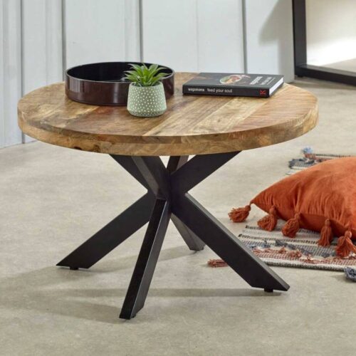 surrey coffee table with metal spider legs