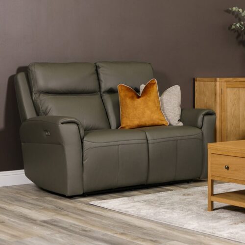 Russo 2 Seater Electric Recliner - ash