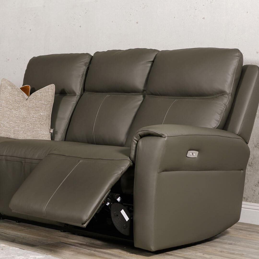 Russo 3 seater recliner - ash