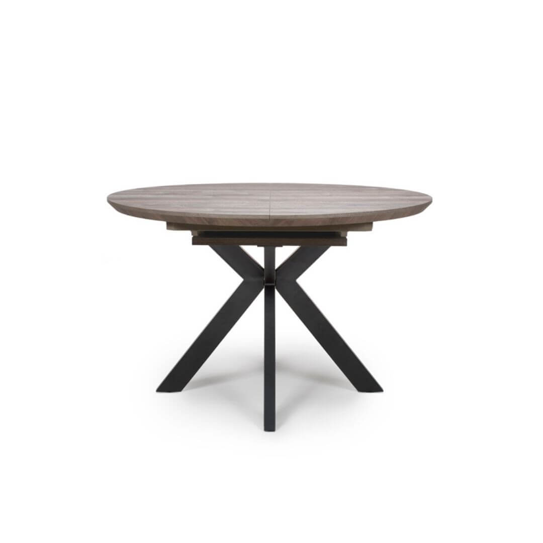 Manhattan Extending Round Table - Grey 120-160cm