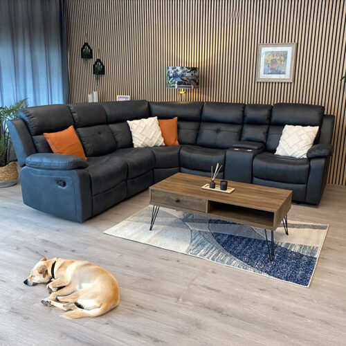 Gilmore Corner Sofa - Dark Grey