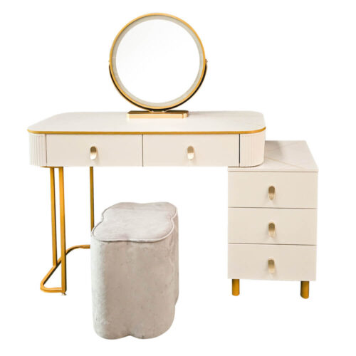 Nadia Dressing table set - white