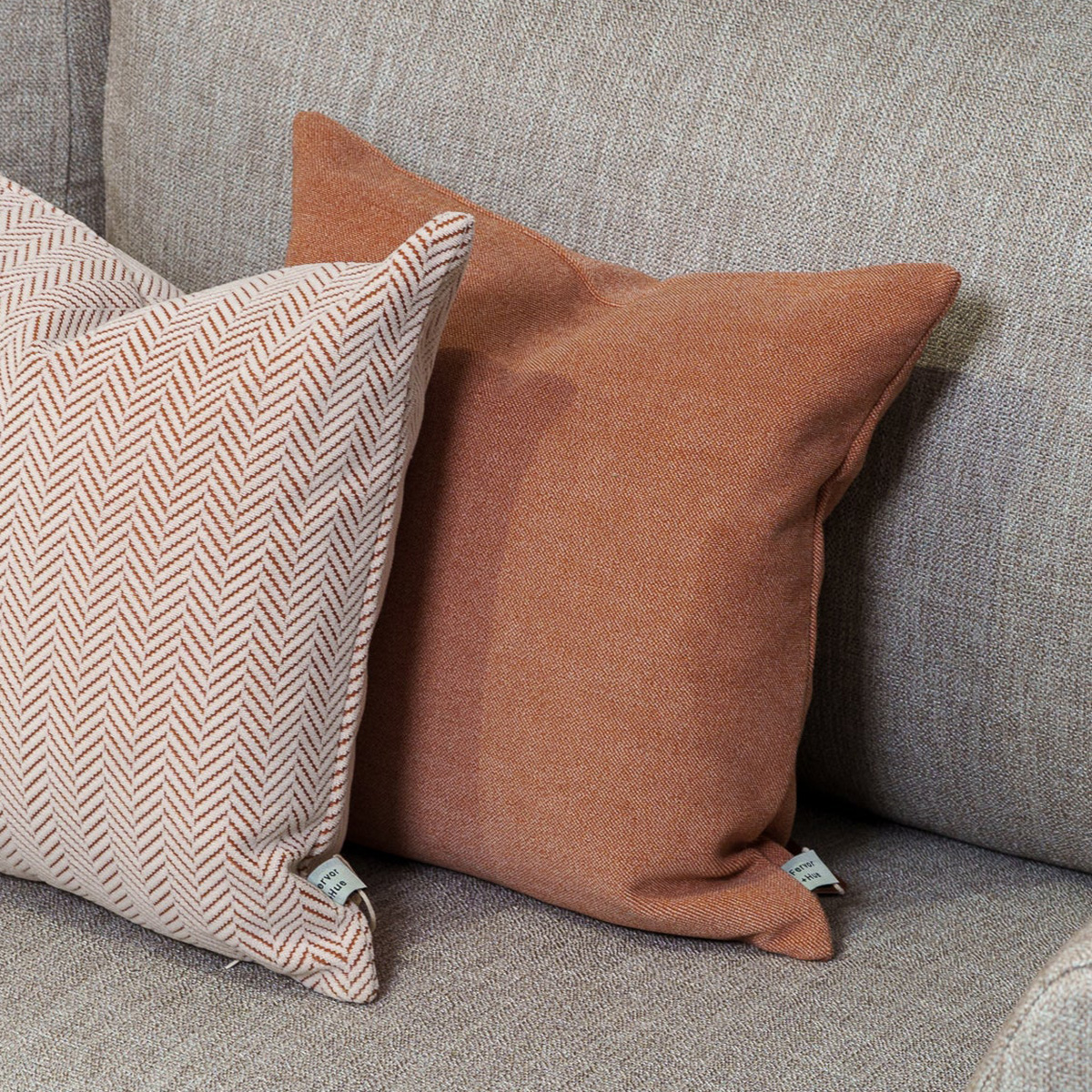 Solara Plain Terracotta Cushion