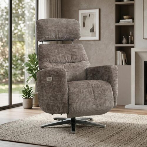 Monique Electric TV Chair Stone