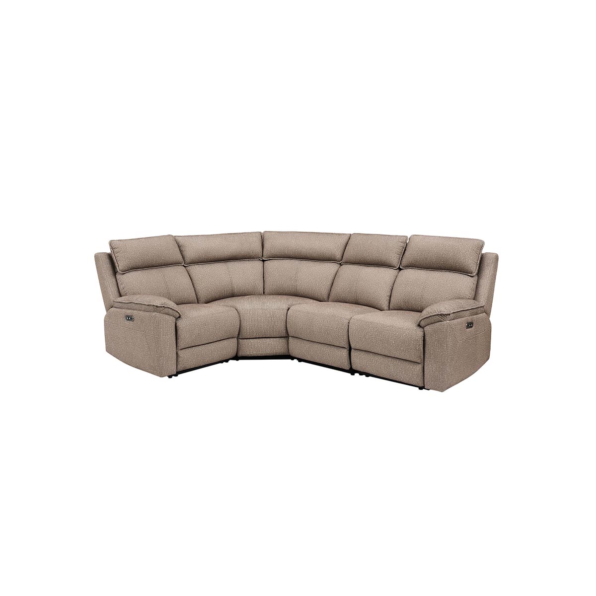 Blaine 4 Piece Corner Group Electric Recliner - Greige