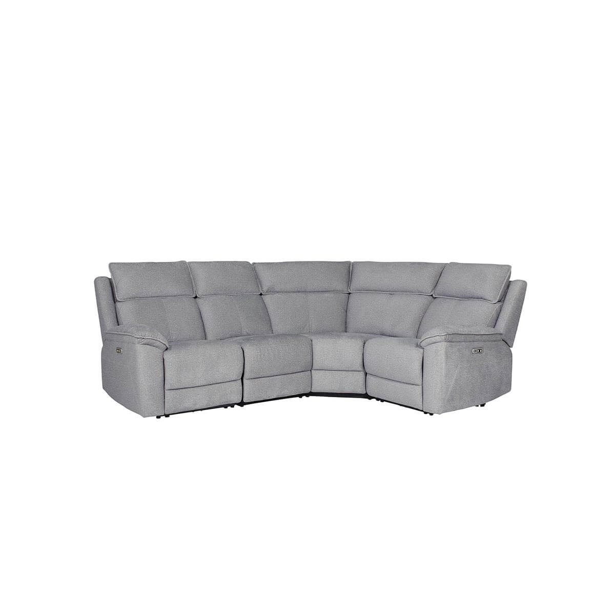 Blaine 4 Piece Corner Group Electric Recliner - Greige