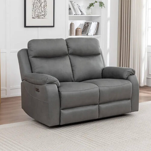 Corvan 2R Sofa Charcoal