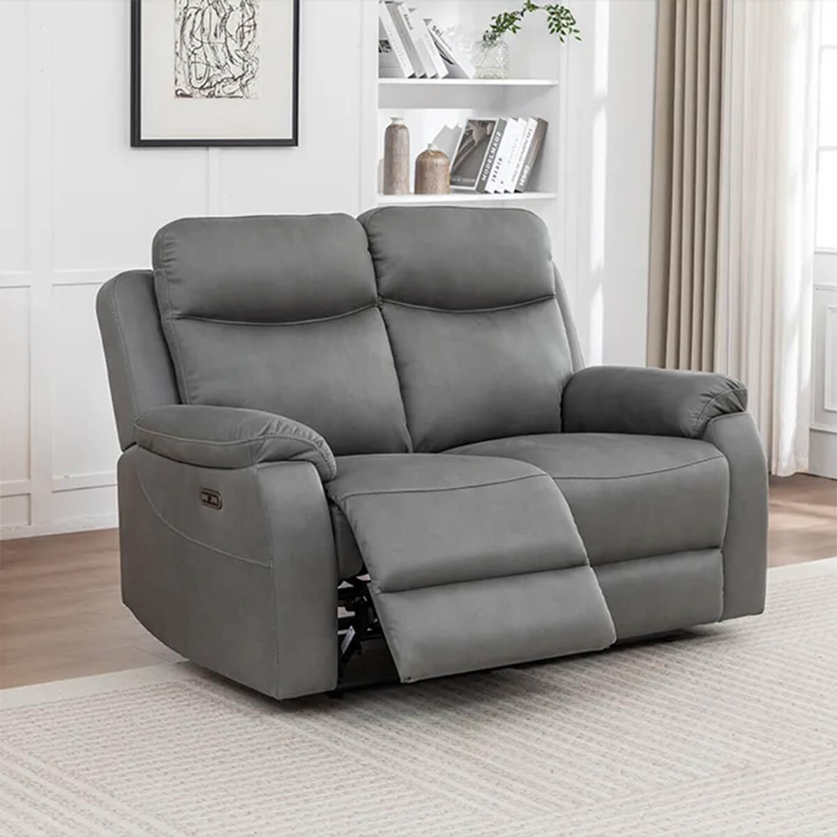 Corvan 2R Sofa Charcoal