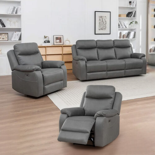 Corvan Charcoal 3+1+1 Suite