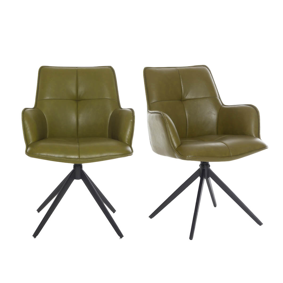 Jacob Dining Chair - Green PU