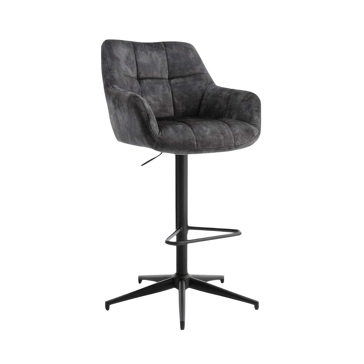 Jade Bar Stool - Charcoal