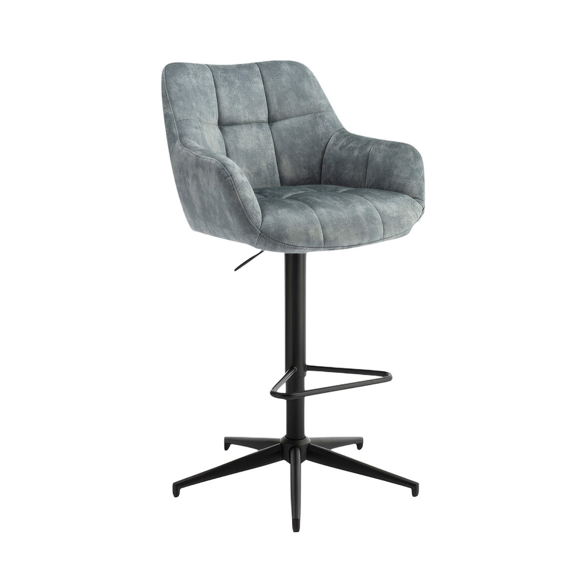 Jade Bar Stool - Stone Blue