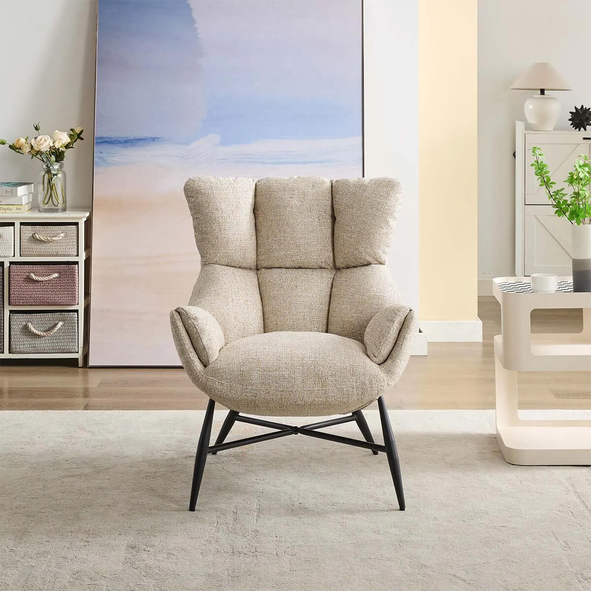 Larkin Accent Chair - Beige