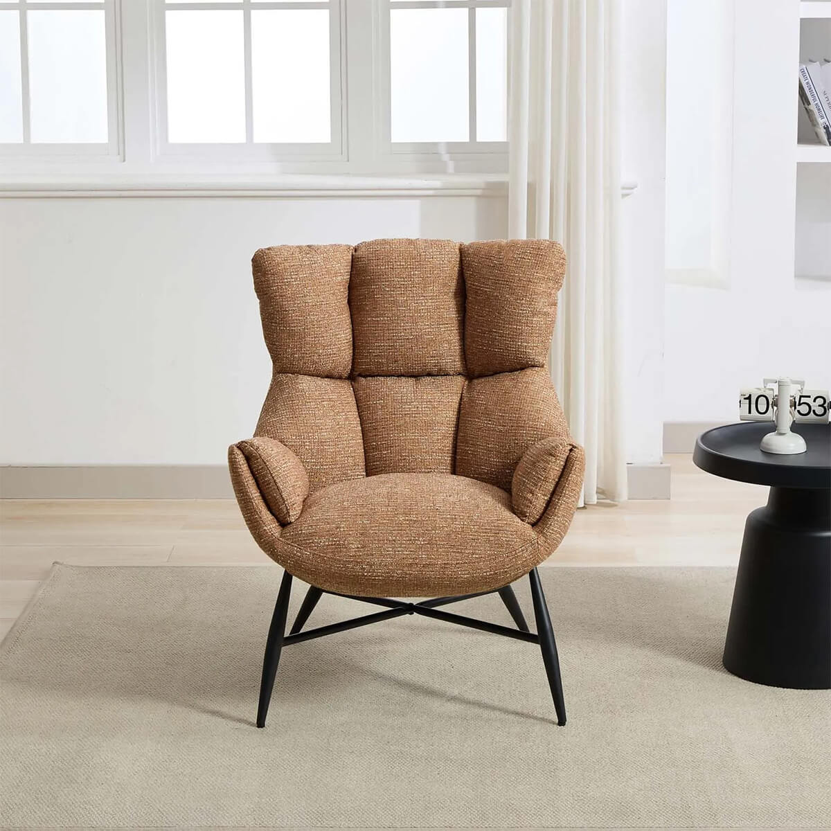 Larkin Accent Chair - Rust