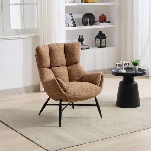 Larkin Accent Chair - Rust