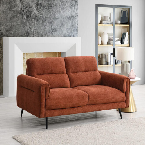 Oakley 2 Seater Deep Terracotta